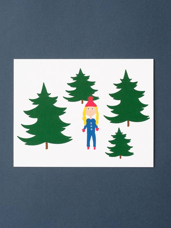 Christmas Tree Farm Card for wholesale by The Little Whale