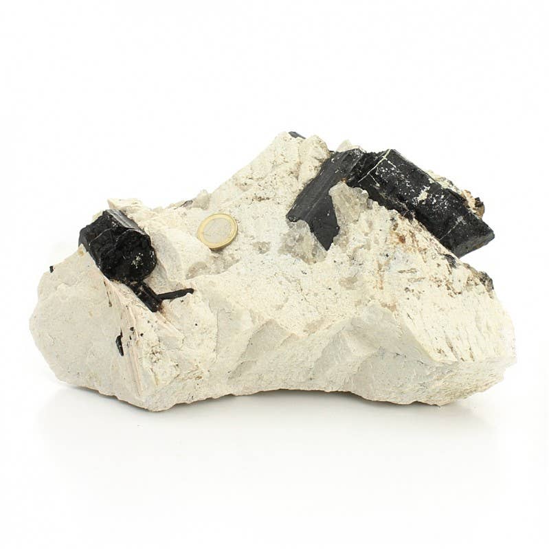 UniArt - Vente Pierre et cristal de spiritualité - Matrice avec tourmaline noire brute1