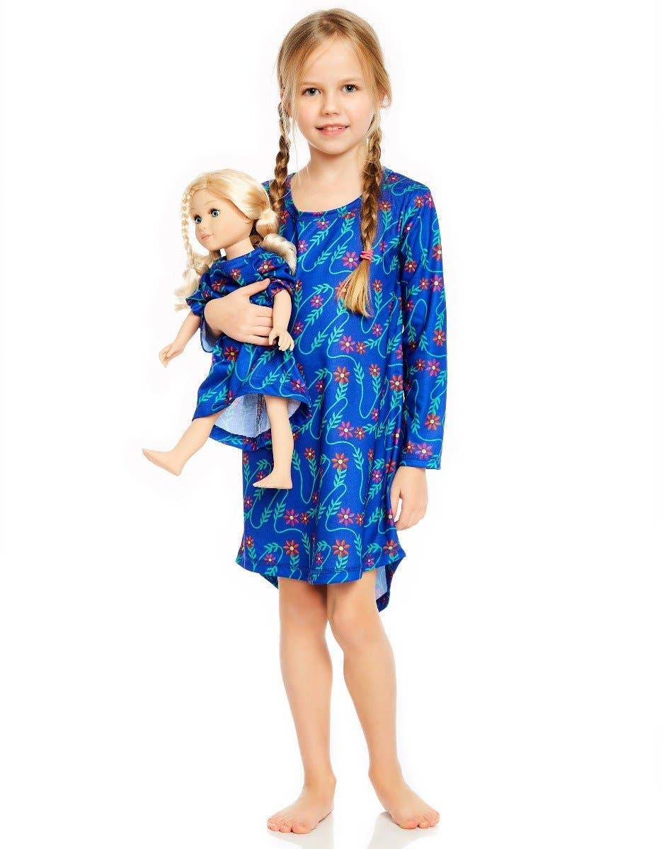 Leveret Pajamas - Wholesale Nightdress - Kids - Kids Girl & Doll Nightgown14