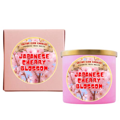SULTRY CLUB CANDLES - Vendita all'ingrosso Candela in vasetto - CANDELA GIAPPONESE AI FIORI DI CILIEGIO (TIPO)