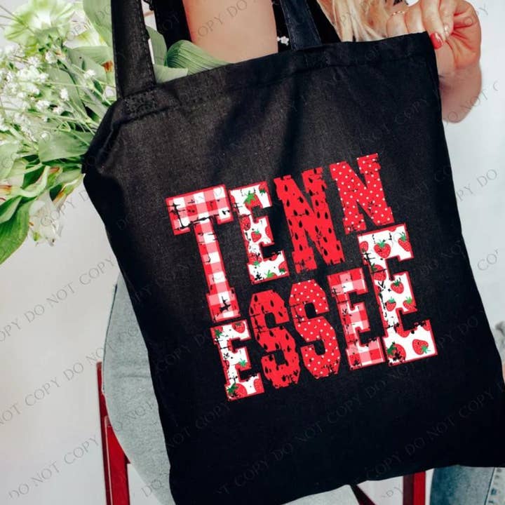 Borsa Tennessee a forma di fragola per la vendita all'ingrosso da parte di Farmtown Printing Company