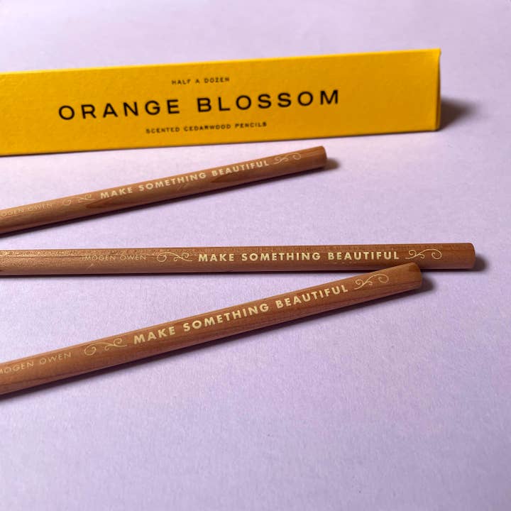 IMOGEN OWEN – wholesale Pencil – ORANGE BLOSSOM SCENTED PENCILS