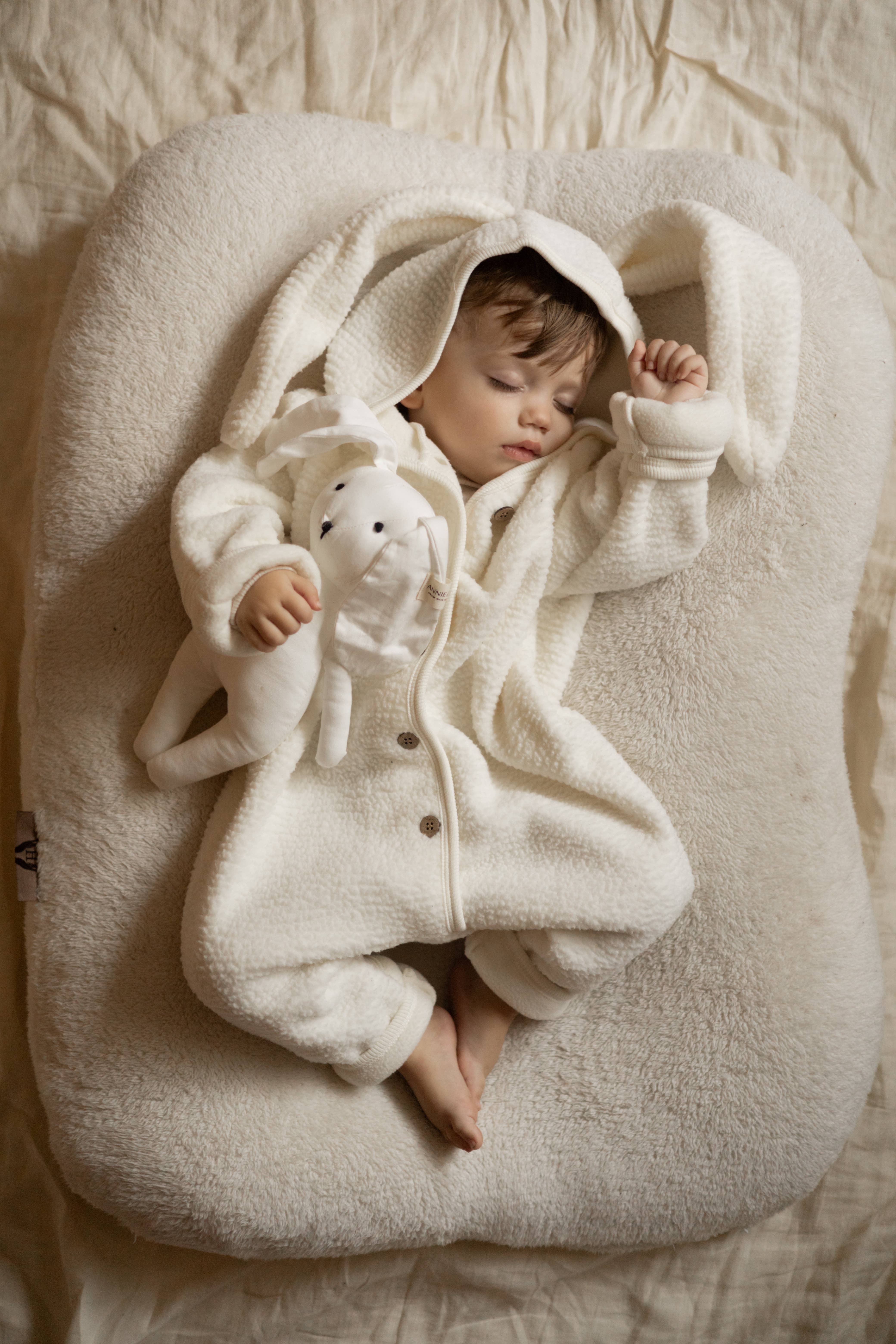 Annie & Charles - Wholesale Jumpsuit - Baby - Annie & Charles® Bunny Fleece Jumpsuit9