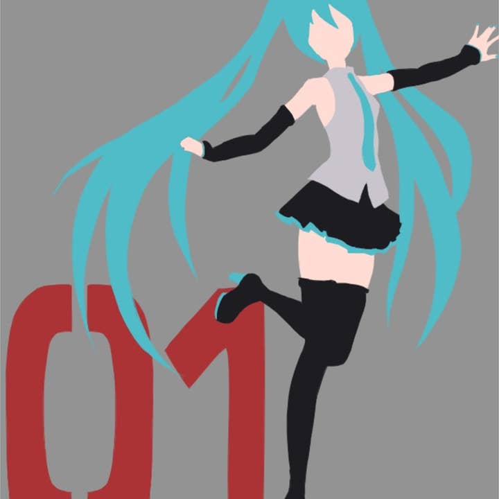 Imprimé Miku pour la vente par Mizorey Ren