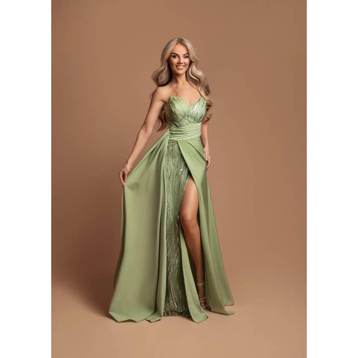 HM2472 - Vestido largo elegante y otras tendencias de Resultados para ropa hermosa mujer al por mayor. Devoluciones gratuitas y condiciones de pago a 60 días en Faire en Faire.
