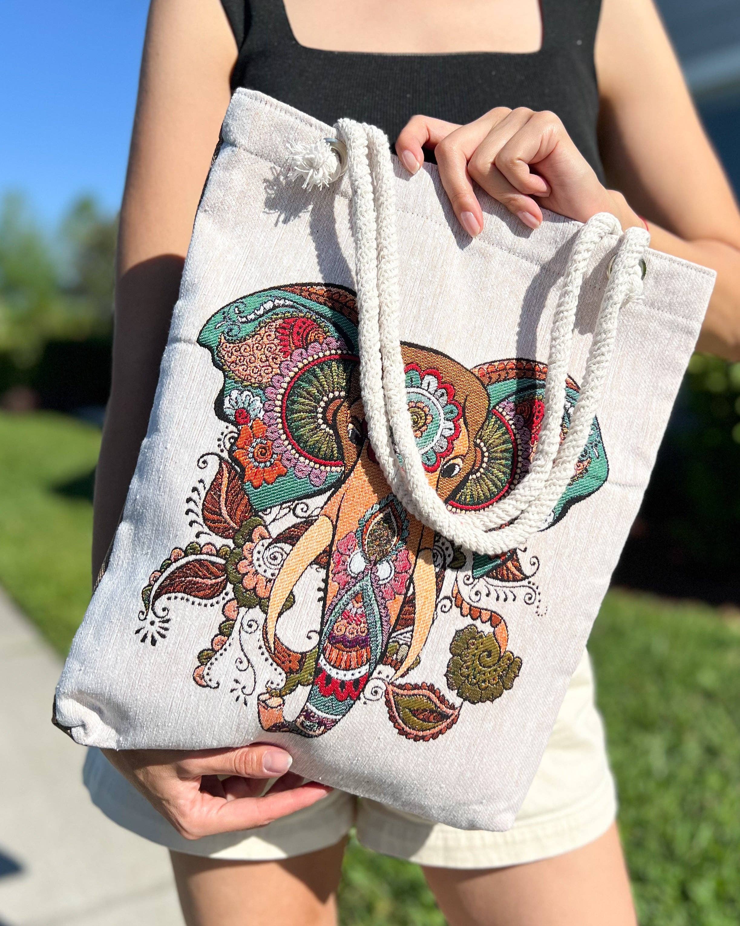 Umays Boho – Großhandel Tragetasche – Damen – Tragetasche für Damen, Strandtasche im böhmischen Design2