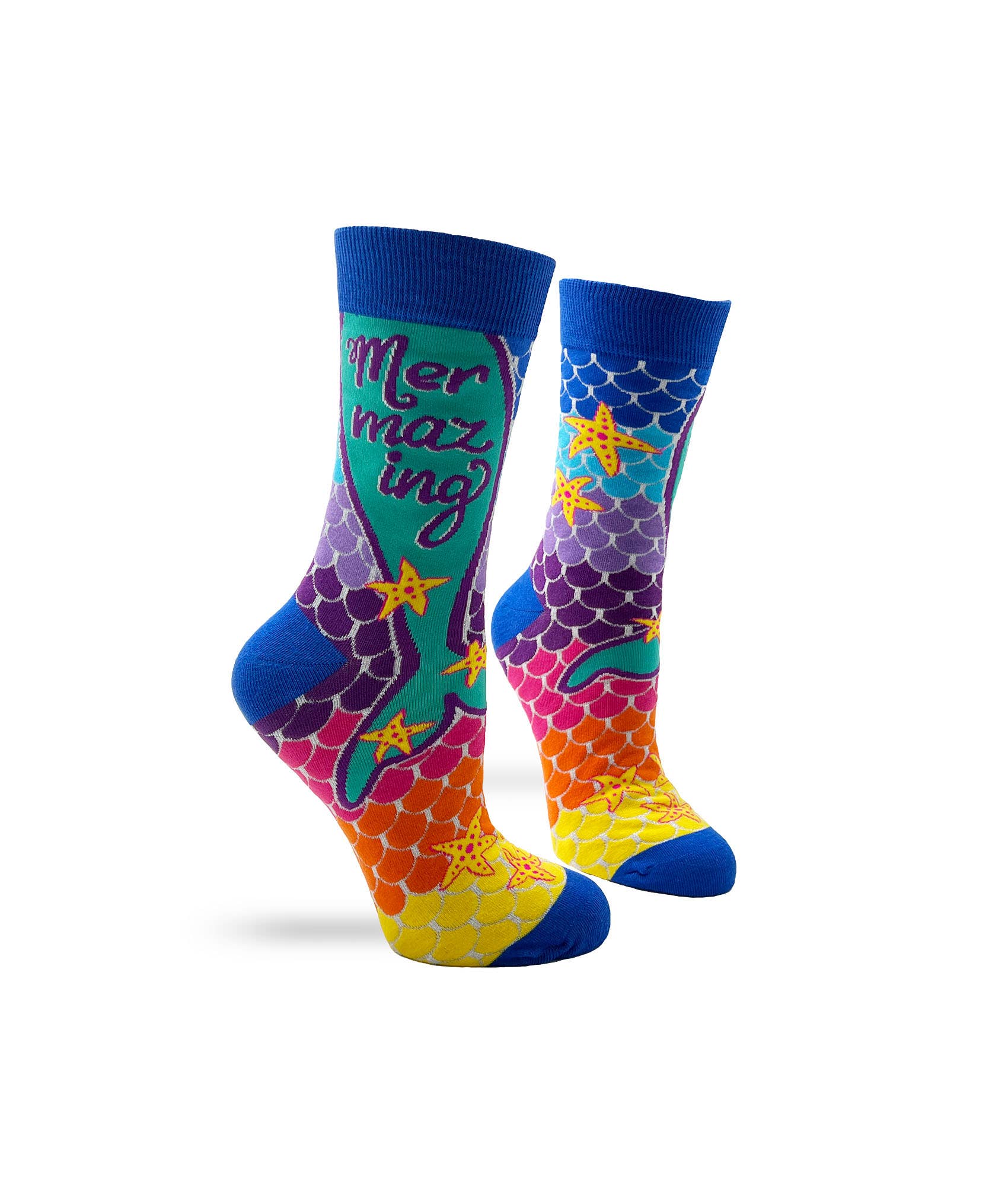 Fabdaz - Wholesale Socks - Women's - Mermazing Women's Novelty Crew Socks