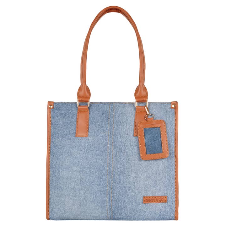 Vaan & Co. - Wholesale Shoulder Bag - Women's - Madi Denim Shoulder Bag1