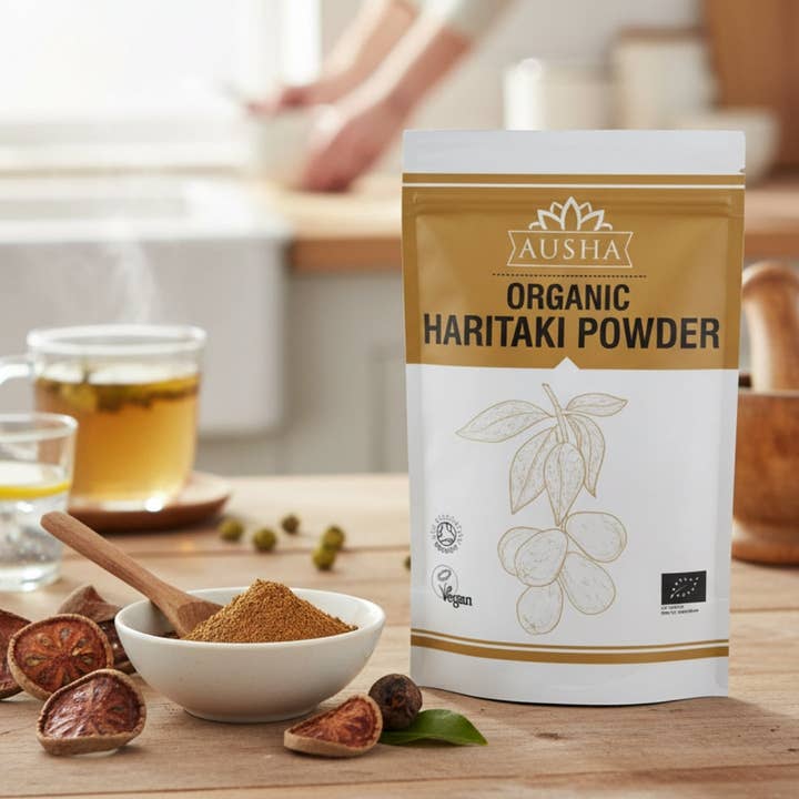 Organic Haritaki Powder for wholesale by Ausha