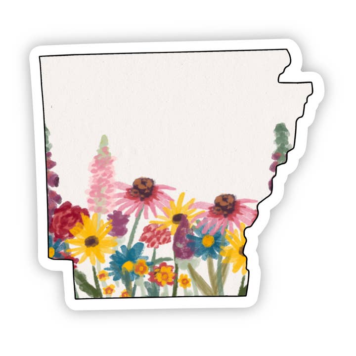 Big Moods - Wholesale Sticker - Arkansas Painterly Pattern Sticker - Without AR