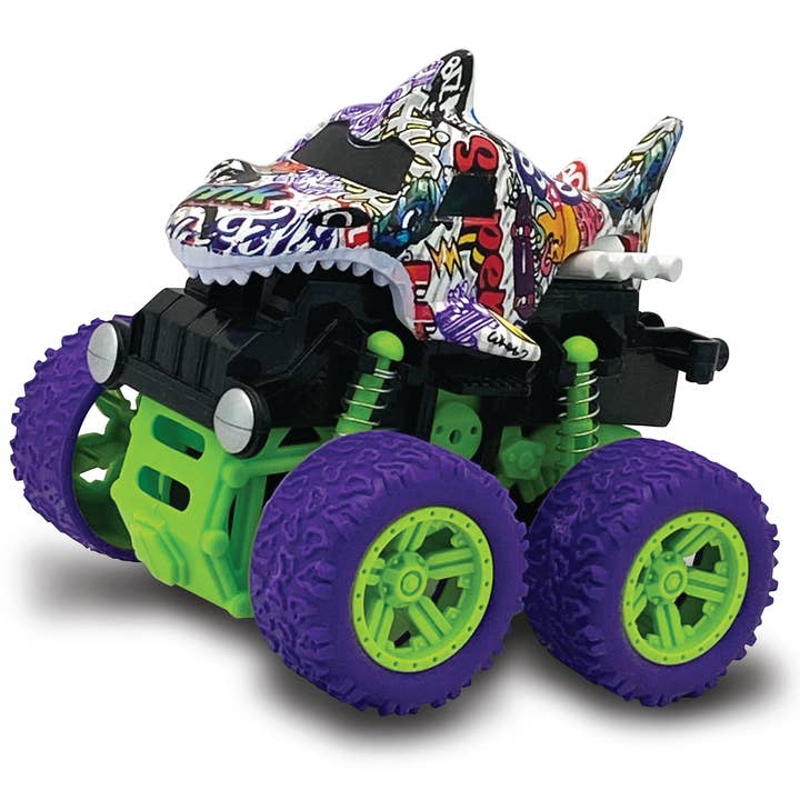 Aeromax Toys - Wholesale Toy Car/Truck - Kids - Dino-Faur Mini Friction Powered Push N Go Display