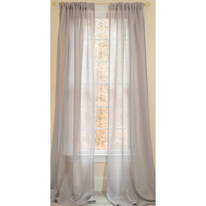 Morning Mist Rod Pocket 54''x 84'' Curtain Panel for wholesale by Xia Home Fashions & Manor Luxe
