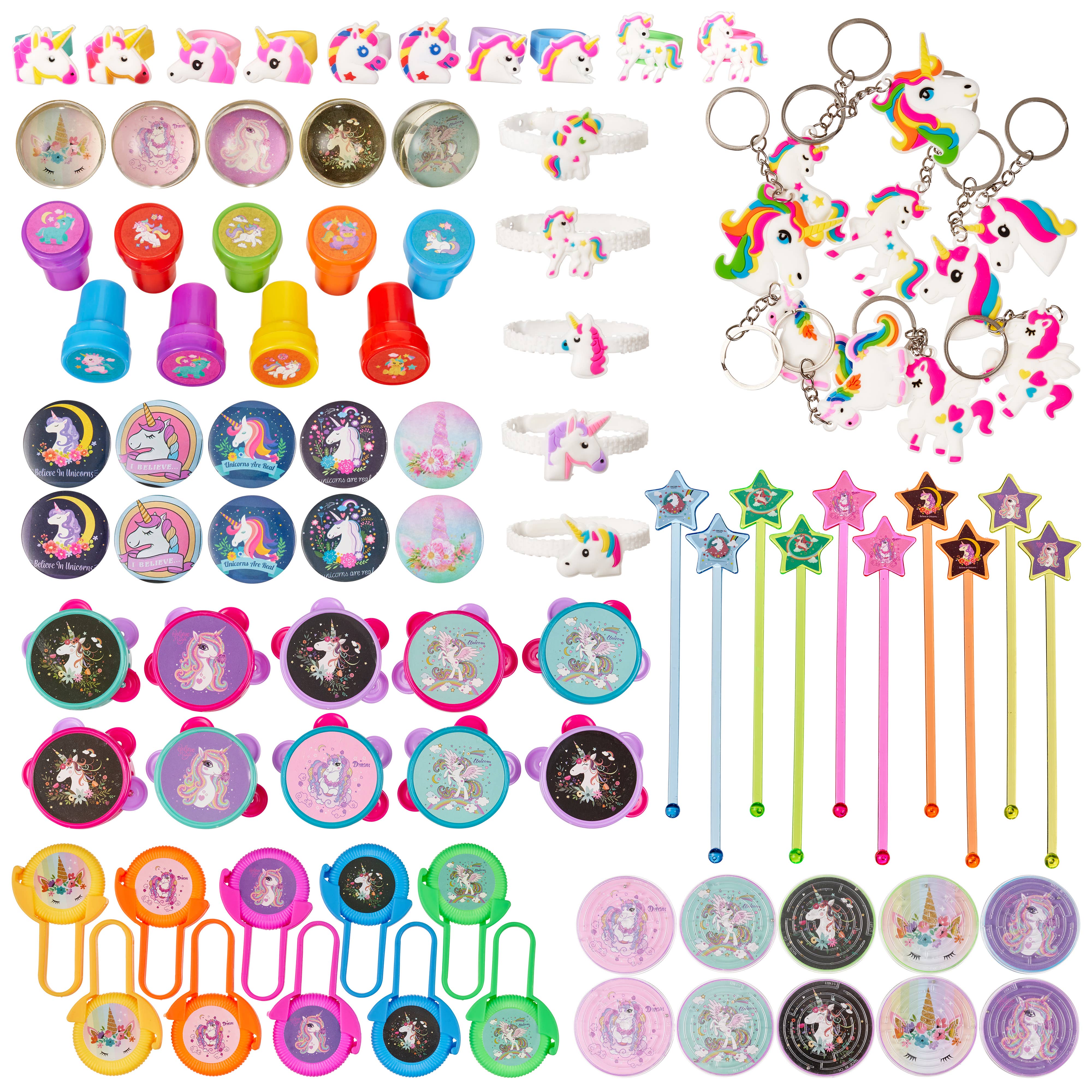The Twiddlers - Wholesale Party Favor - 100 Unicorn Party Bag Fillers6