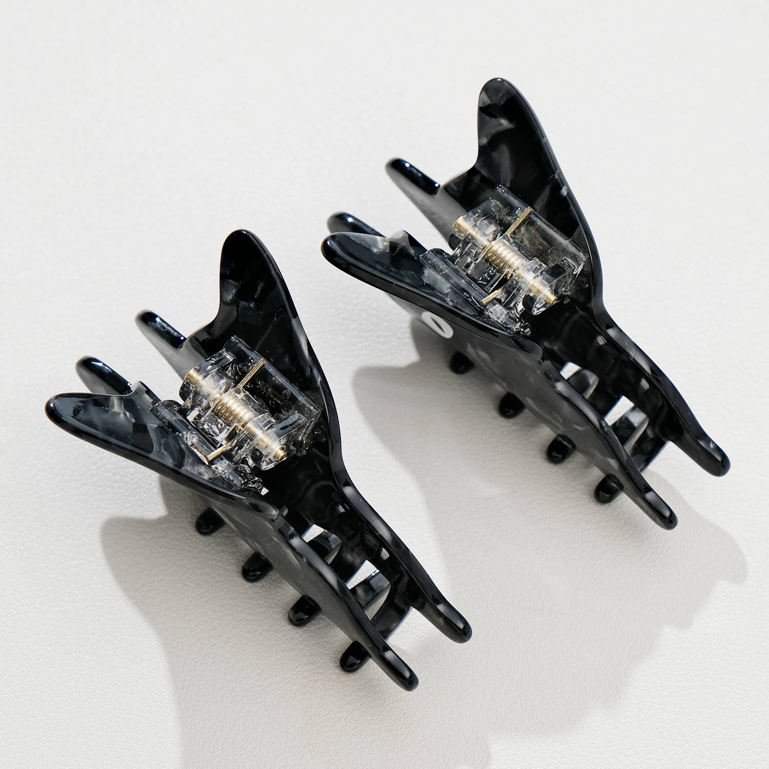 Adorro - Wholesale Hair Clip - Women's - Peek a Boo Black Cat Claw Clip 6