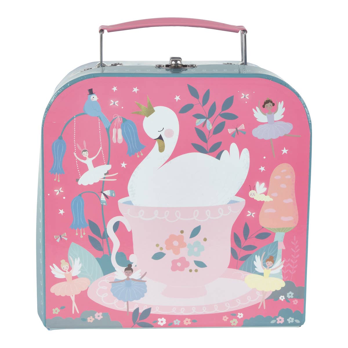 Floss and Rock - Wholesale Toy Feeding Set - Kids - Tin Tea Set 7 Piece - Enchanted1