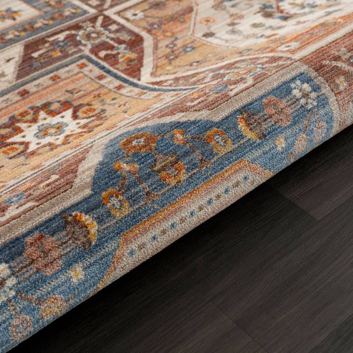 LR Home - Wholesale Area Rug - Rustic Southwestern Floral Medallion Area Rug6