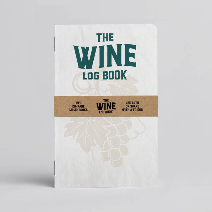 Justin Ryan Books - Wholesale Notebook - Wine Log Book - Two 20-page books - Winery Tasting Journal