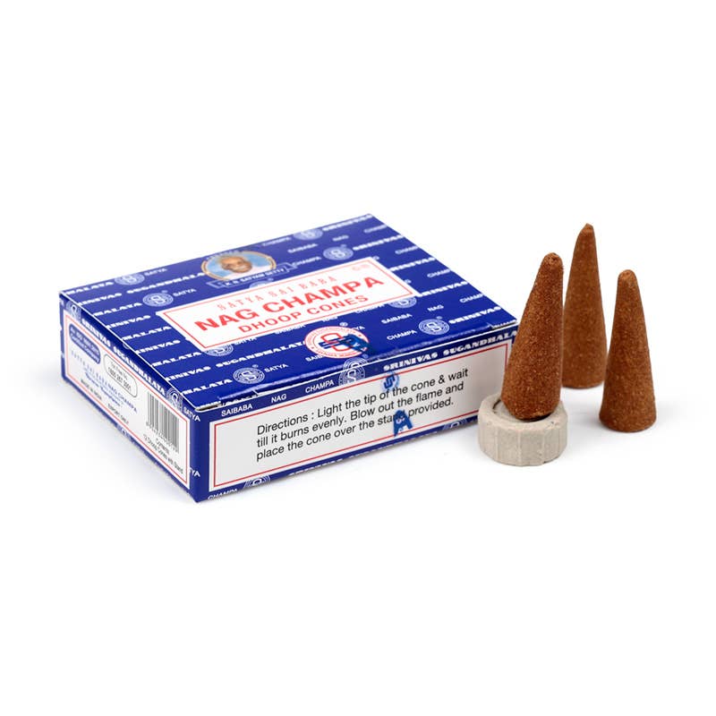 Puckator Ltd - Wholesale Incense - 01431 Satya Sai Baba Nag Champa Dhoop Incense Cones1