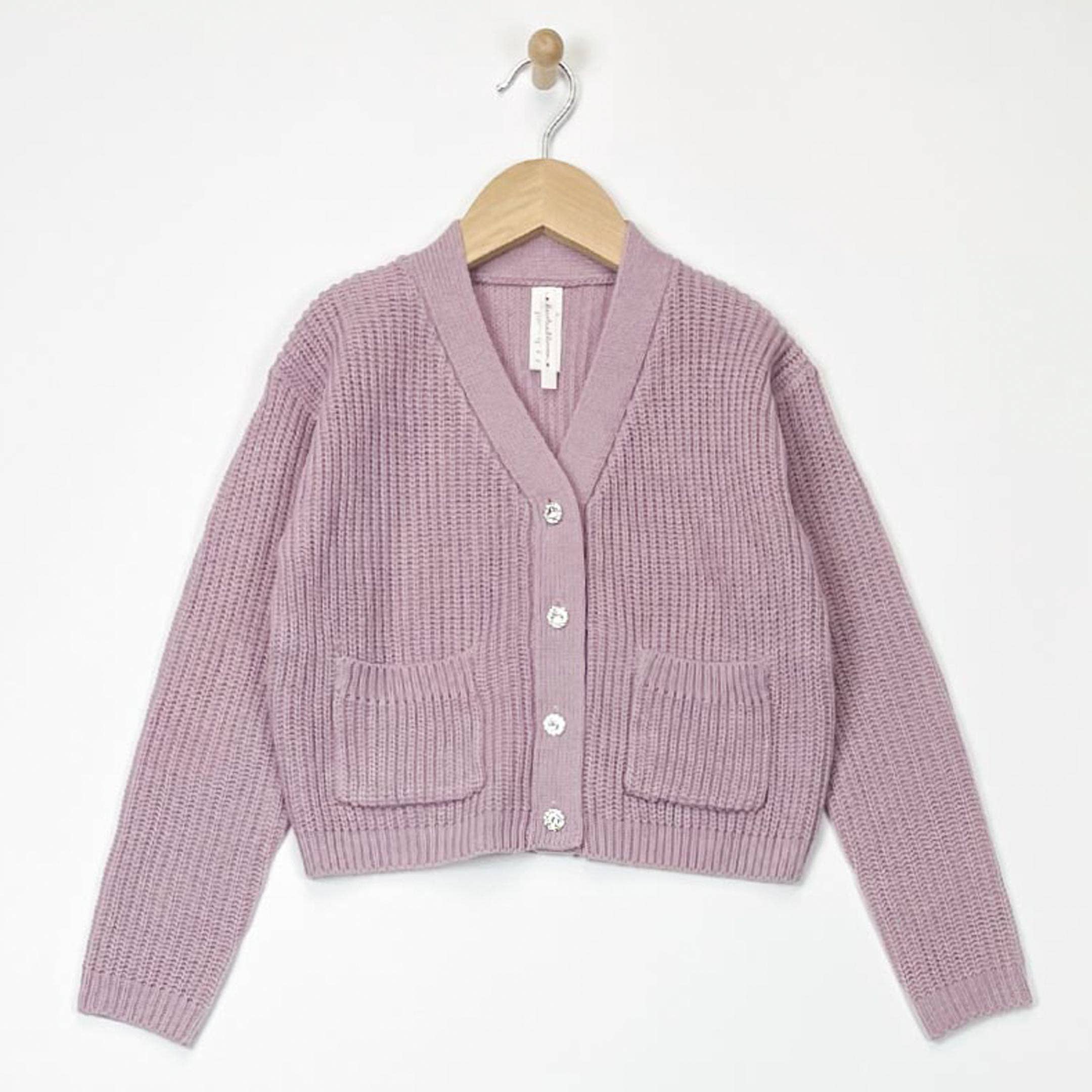 heart and arrow - Wholesale Cardigan - Kinderen - VEST VOOR KINDEREN MET VERSIERDE KNOPEN LC1434 (4-6X)0