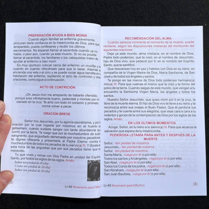 Oremus Mercy - Wholesale Book - Adult - Oraciones y Santo Rosario de Difunto Softcover Book