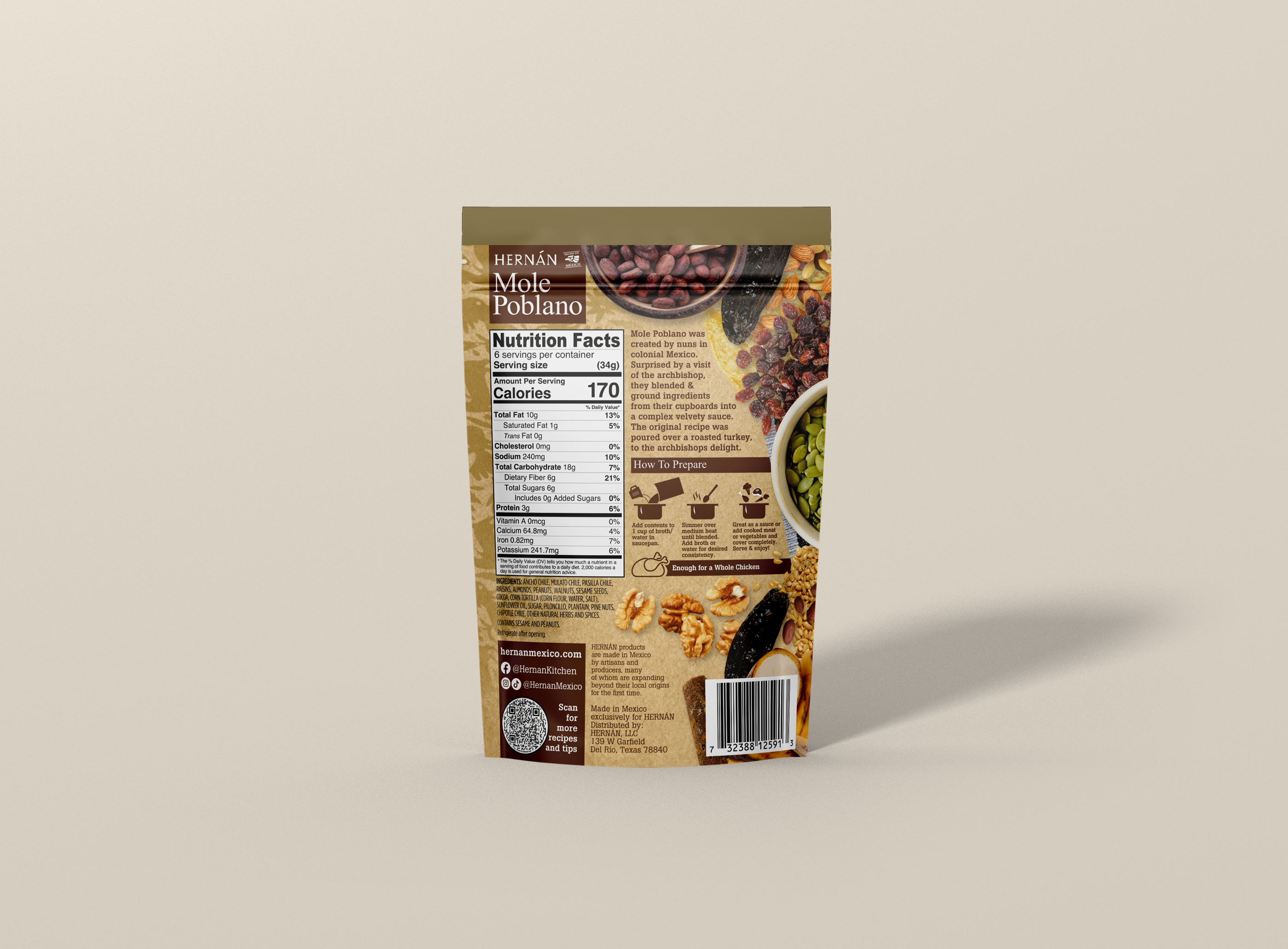  HERNÁN - Wholesale Sauce - Mole Poblano BULK: Foodservice2