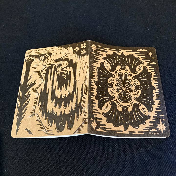 Morning Paper dot Design - Wholesale Notebook - Cave-themed Blank Notebook4