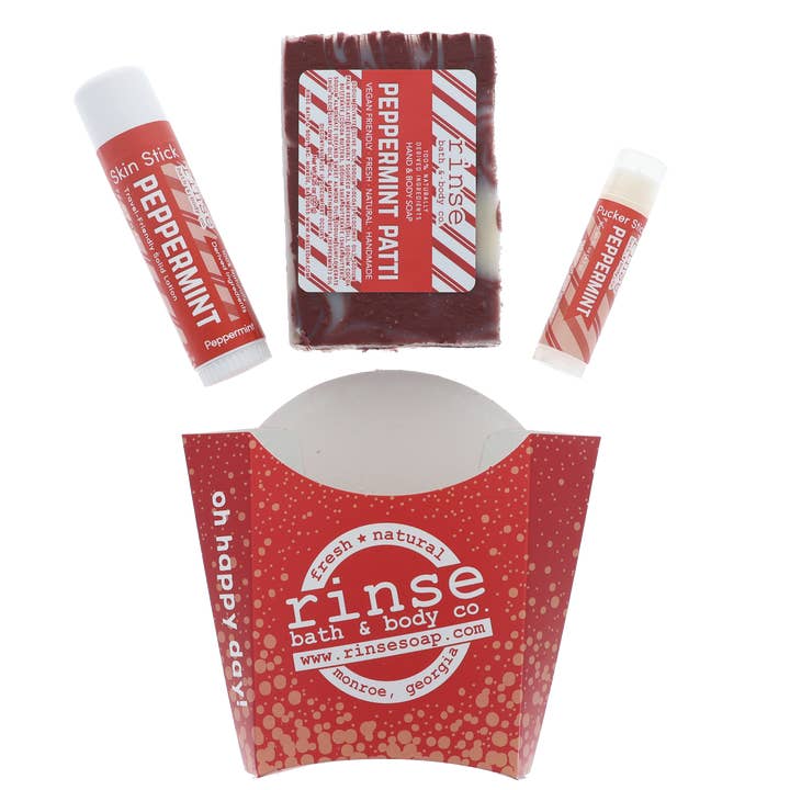 Rinse Bath Body Inc - Wholesale Bath & Body Set - Peppermint Fry Bundle
