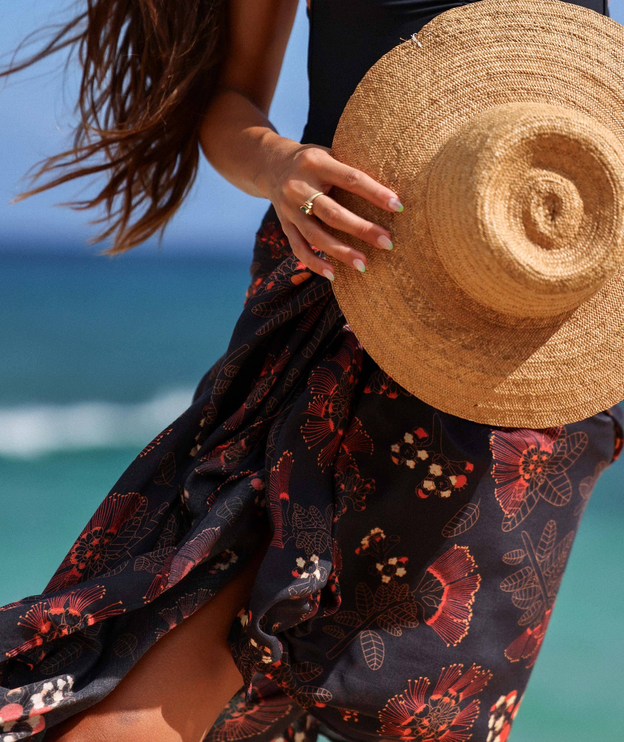 Tag Aloha Co. - Wholesale Swim Cover Up - Women's - ‘Ōhi‘a Lehua Pareo1