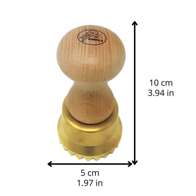 LA GONDOLA - Wholesale Kitchen Tool/Gadget - Round Ravioli Pasta Cutter,Ravioli Stamp  Festooned 50mm 4