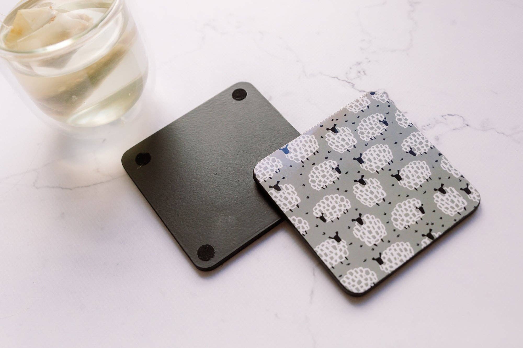 Allgifts Australia - Vendita all'ingrosso Sottobicchiere - Sottobicchieri (set di 4) - Grey Sheep1