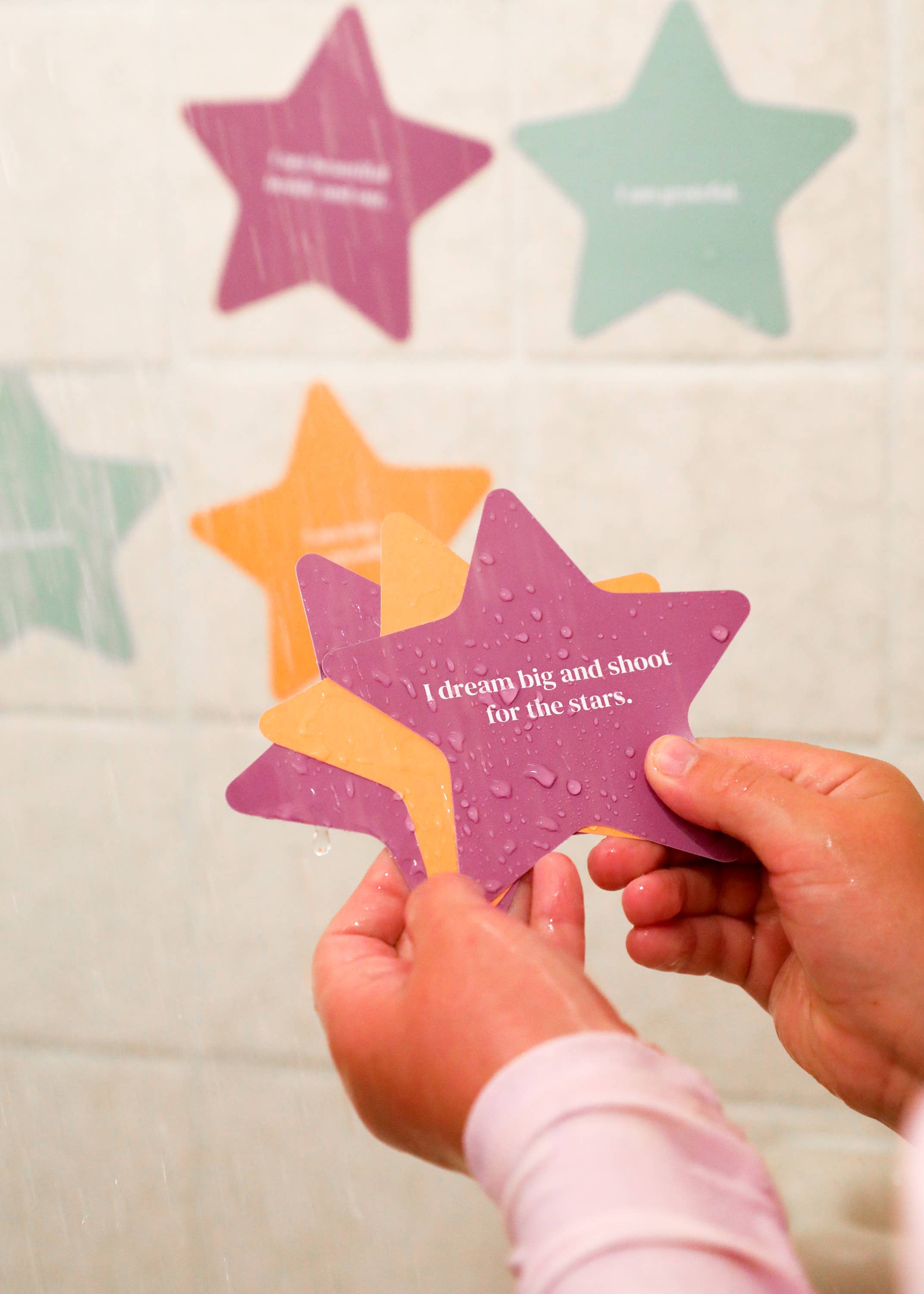 JaxKelly - Vente Assortiments de papeterie/cartes - Cartes d'affirmation™ pour la douche - Enfants6
