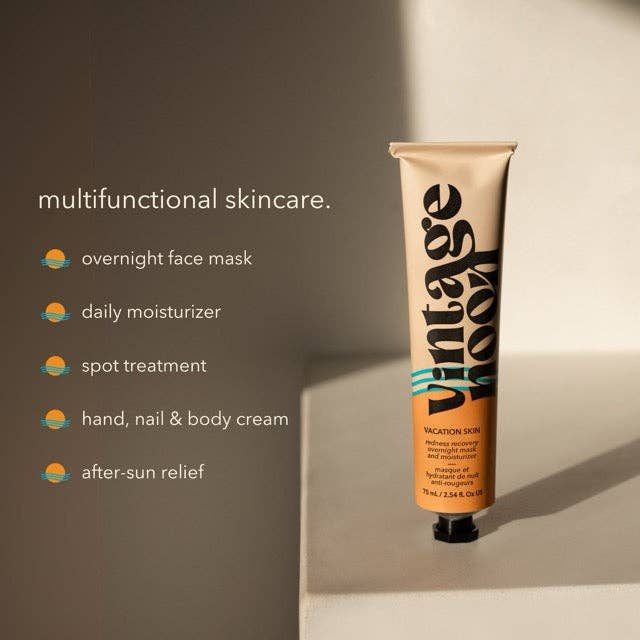 Vintage Noon - Wholesale Facial Moisturizer - Vacation Skin Redness Recovery Overnight Mask and Moisturizer5