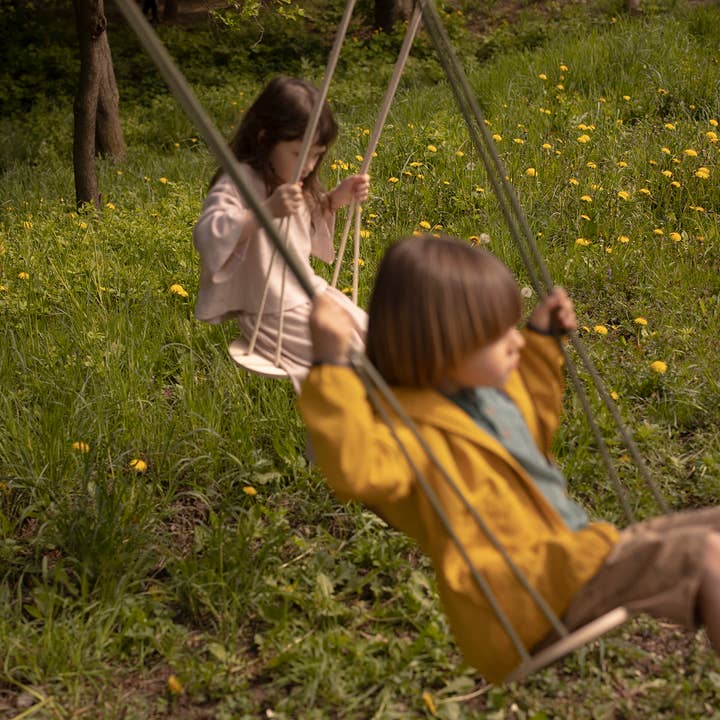 Babai – Großhandel Holzspielzeug – Kinder – Babai Kinder-Holzschaukel mit Baumwollseil14