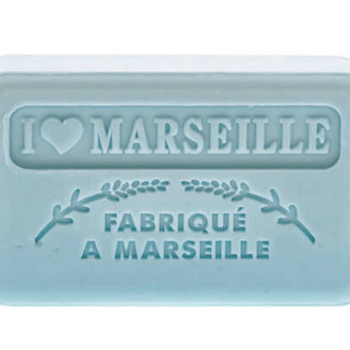 French Soap Wholesale - Vente Pains de savon - Savon français en gros I Love Marseille 125g
