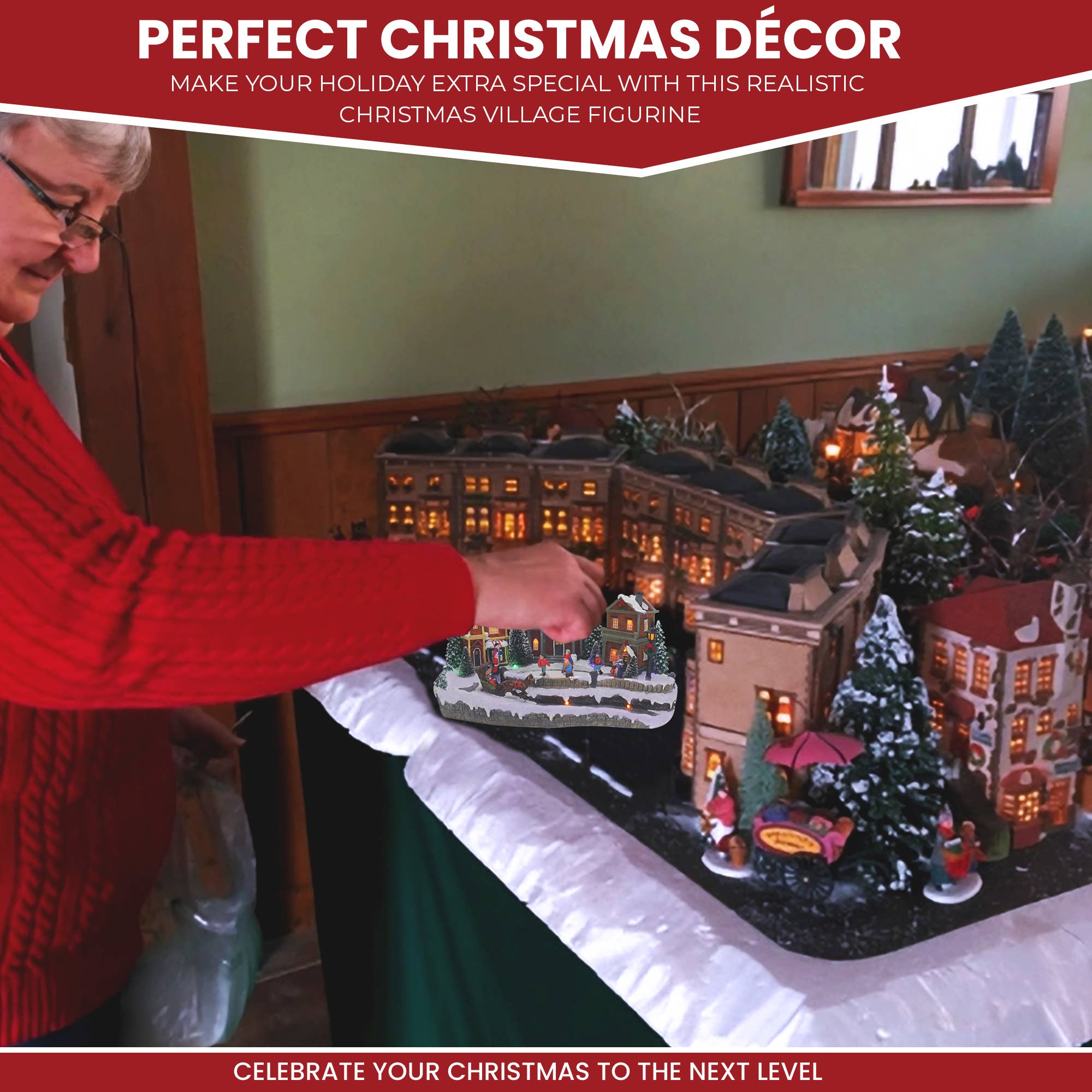 Top Treasures - Wholesale Christmas Decoration - Skating Christmas Village6