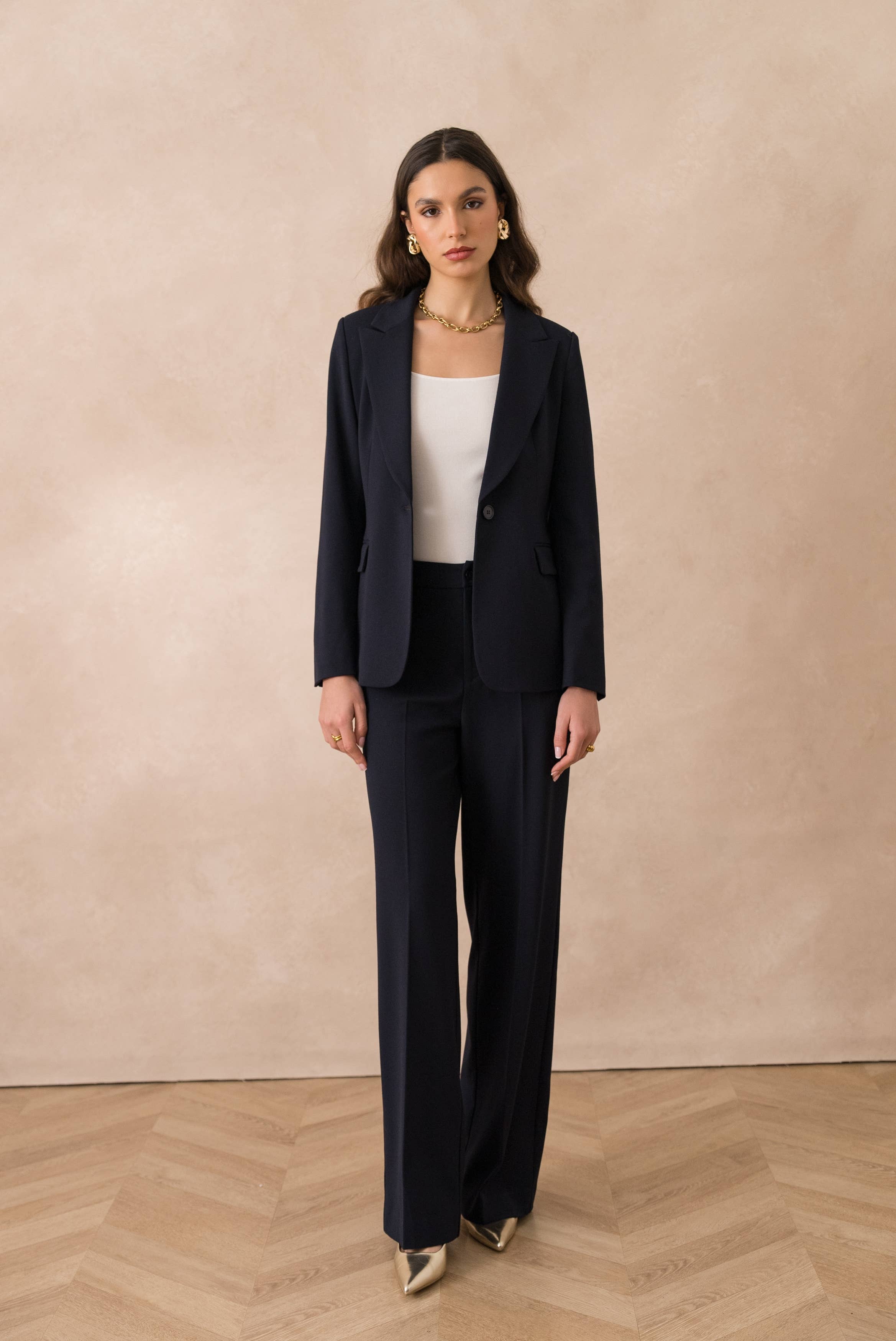 Attentif Paris – wholesale Kostymjacka – Dam – Heather figursydd kavaj för dam47