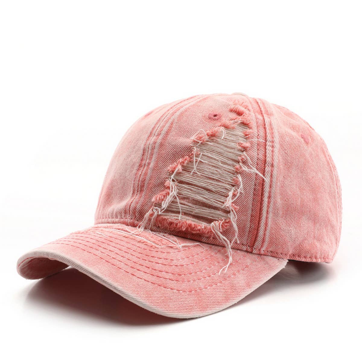 NINEXIS - Wholesale Baseball Cap - Women's - CWAH3216_PERSONALIZED RETRO SOLID COLOR WASHED BASEBALL CAP