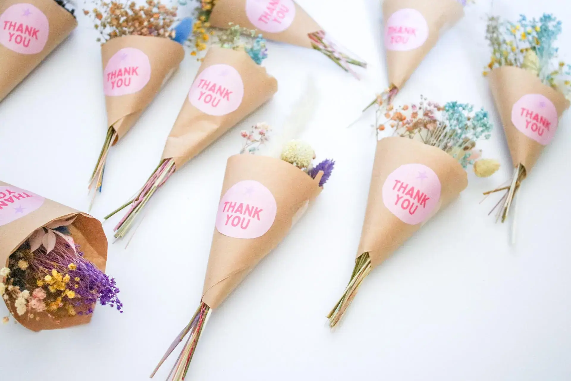 Wildestdreams.flowers - Wholesale Dried/Pressed Flowers - Mini Flower Bouquet rainbow, Gift For Her, Mini Dried Flower0