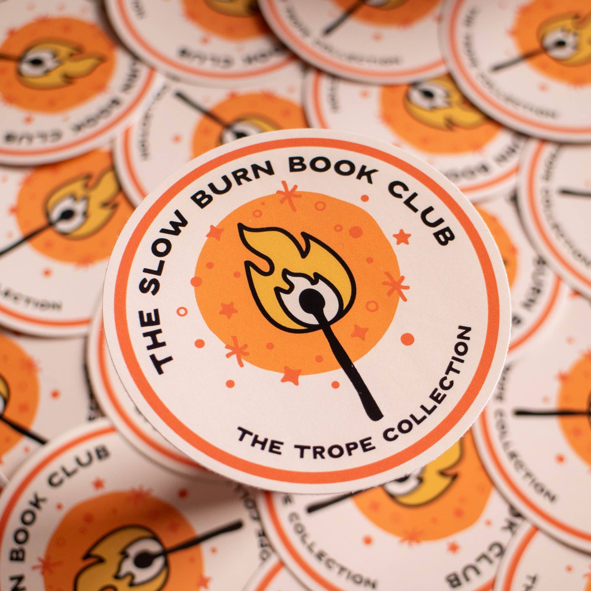 Finest Imaginary - Wholesale Sticker - The Slow Burn Book Club Vinyl Sticker1