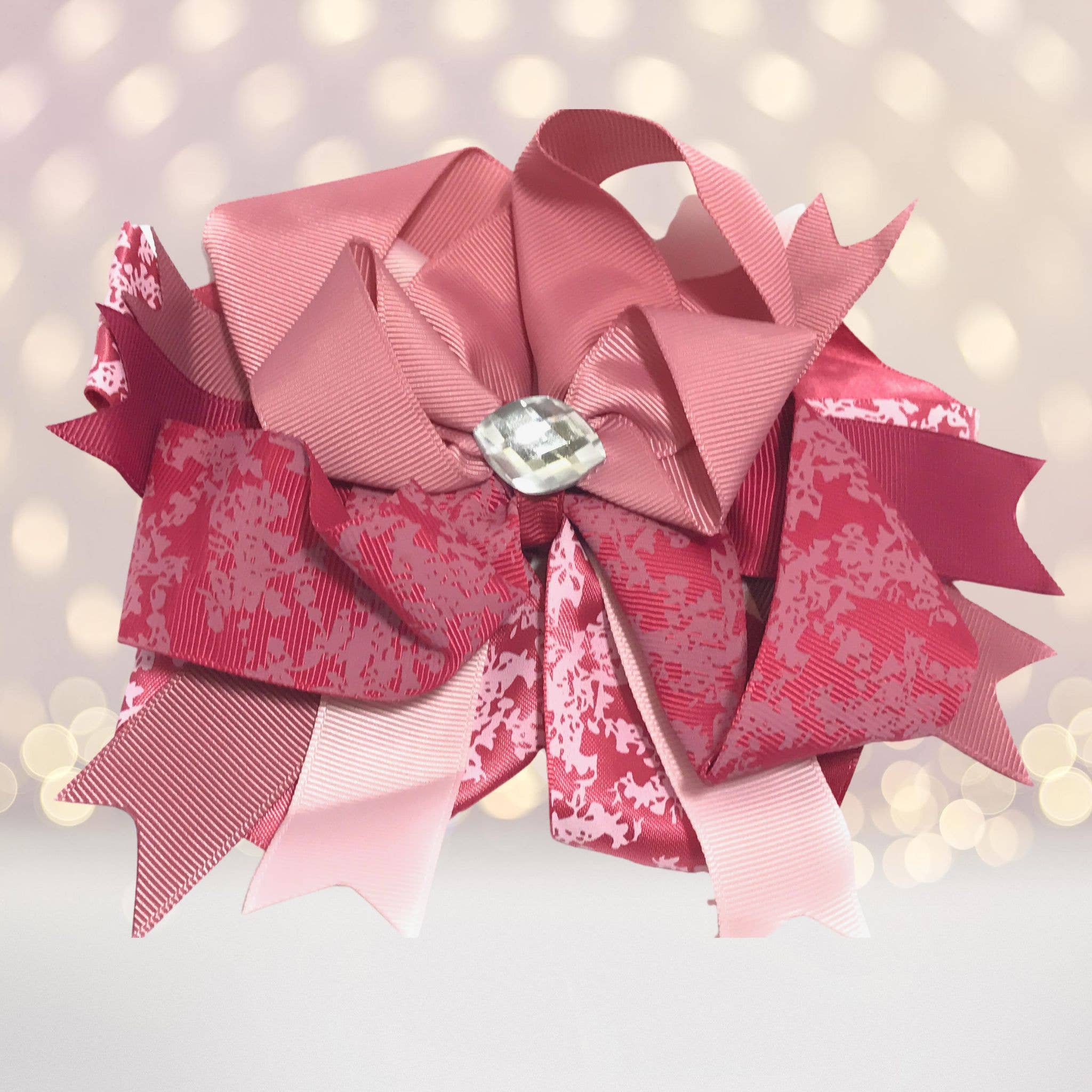 Chicky Chicky Bling Bling - Wholesale Hair bow – Kids - Jumbo Boutique Hair Bow with Bling Stone0