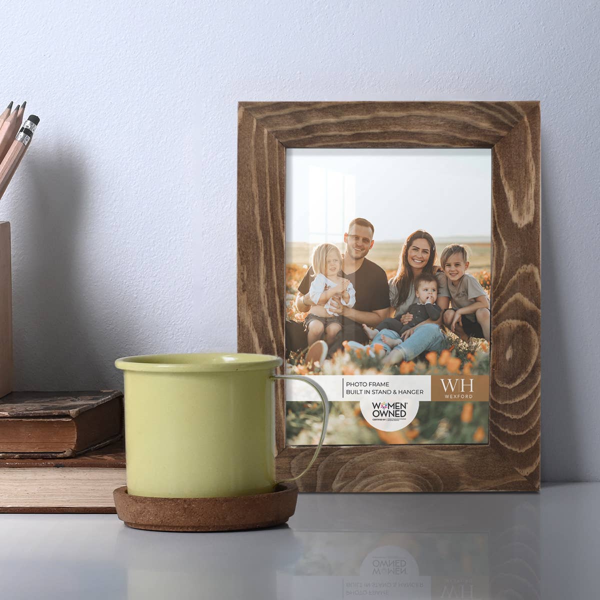 Wexford Home - Wholesale Picture Frame - Photo Frame, Real Wood with Wood Grain, Walnut4