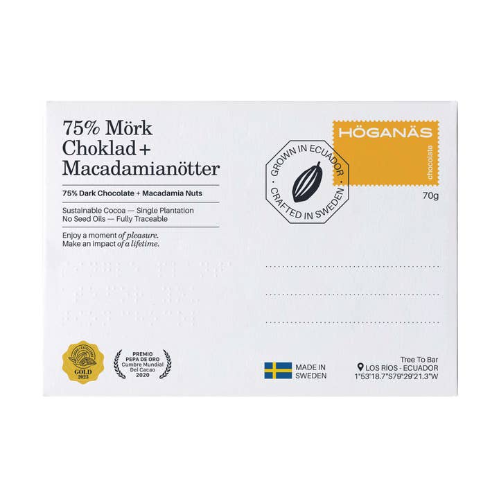 Barra de chocolate negro 75% con nueces de macadamia y otras tendencias de Resultados para macadamia granel al por mayor. Devoluciones gratuitas y condiciones de pago a 60 días en Faire en Faire.