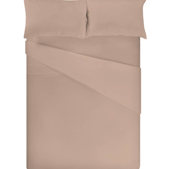 Jersey cotton duvet cover - Basic Café cream bedding for wholesale on Faire