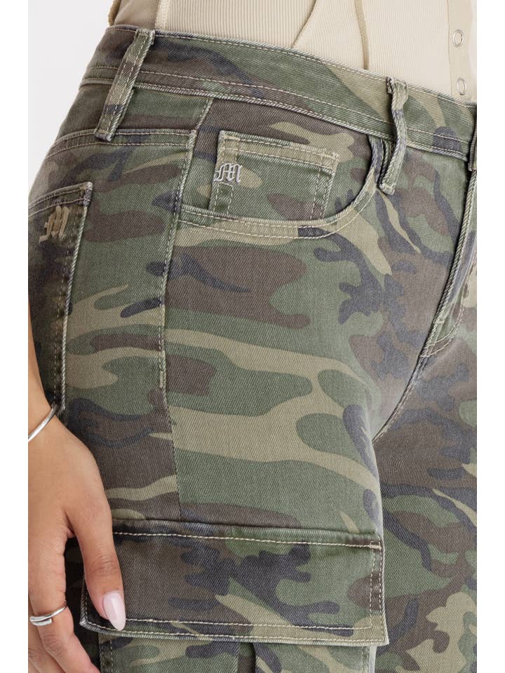 Miss Me - Wholesale Jeans - Women's - M2373G- MID RISE CARGO JEANS1