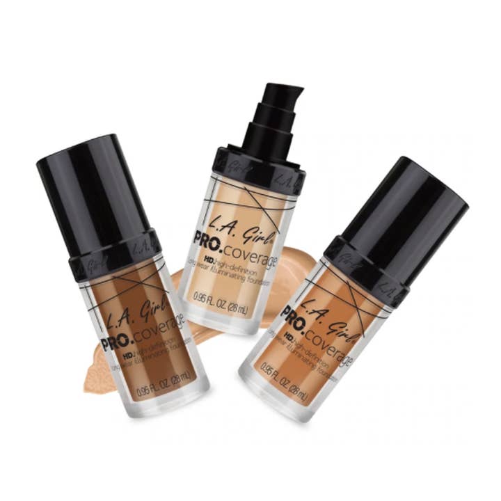 PINEAPPLE Beauty - Wholesale Foundation - LA Girl GCD253.1 Pro Coverage Foundation Display Set - 144pc1