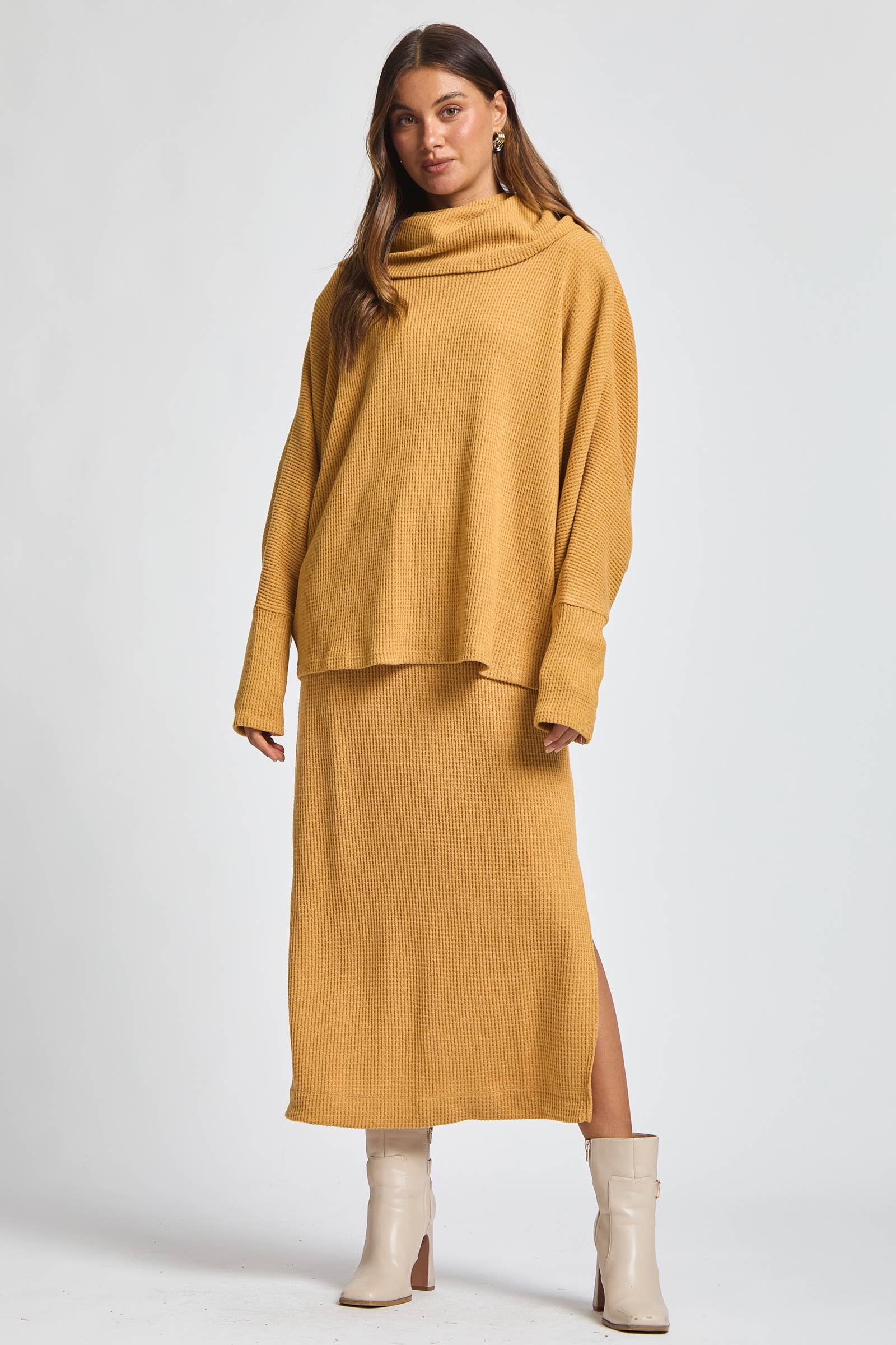 Dear Scarlett – Conjuntos Casual - Mulher por atacado – Conjunto de Camadas Térmicas Aconchegante de 2 Peças0