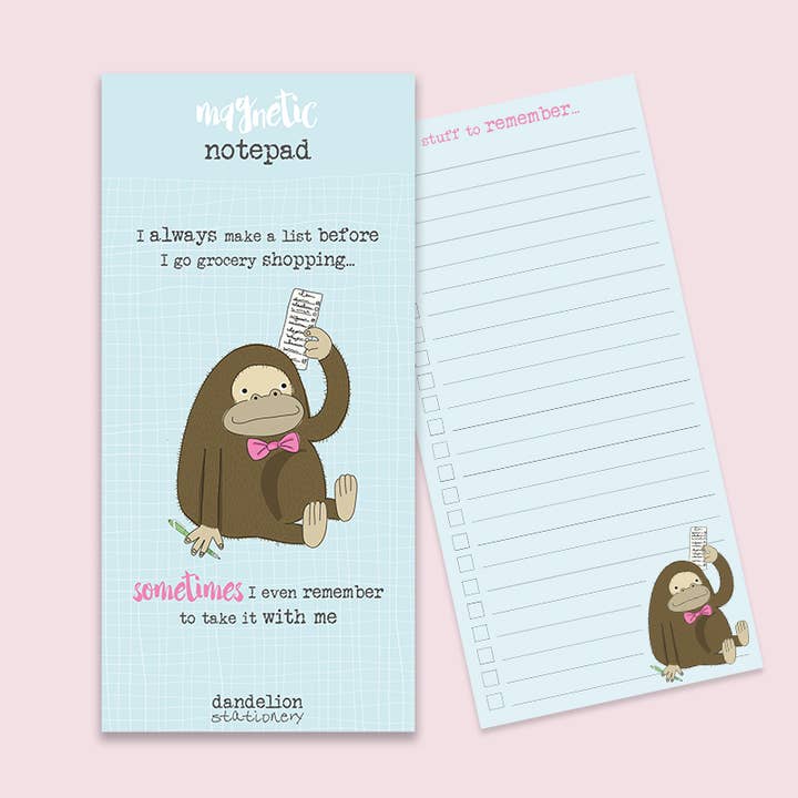 Magnetic Pad - List I'll Forget for wholesale by Dandelion Stationery