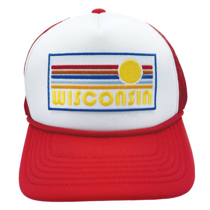 Hey Mountains - Wholesale Kids Hat - Kids - Kids Wisconsin Trucker Hat