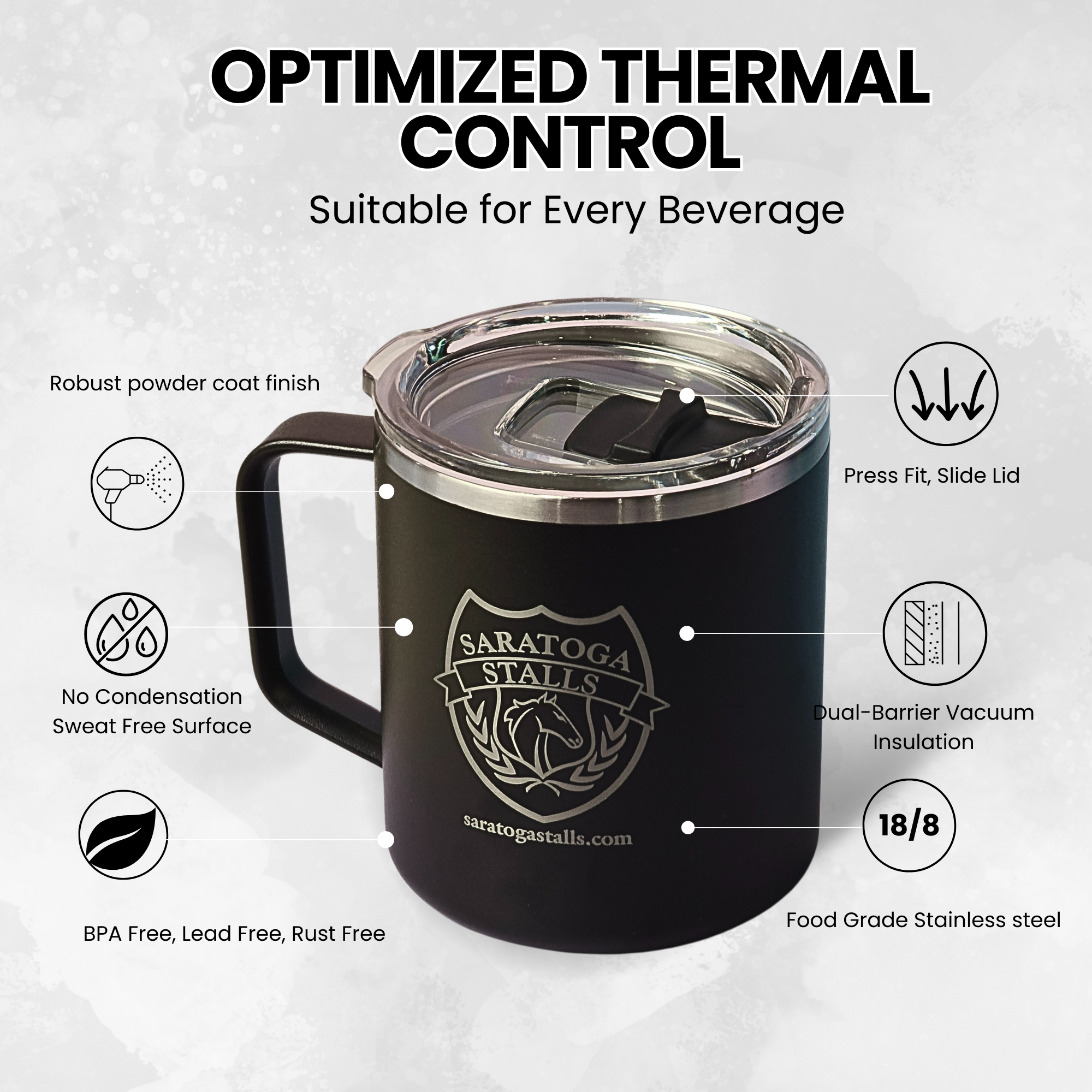 LAMOSE – copos e garrafas térmicas por atacado – Caneca Corporativa Personalizada com Logotipo Gravado para Funcionários/Clientes6