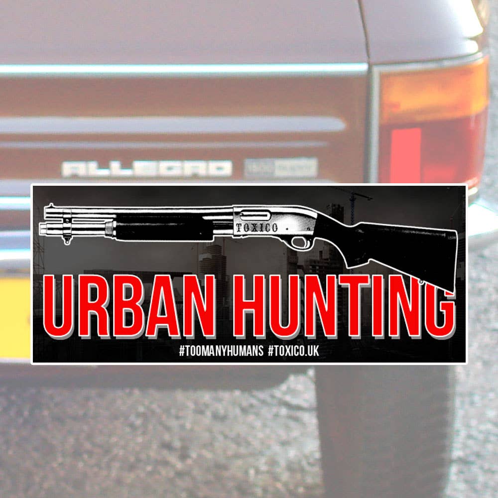 Toxico – wholesale Sticker – Urban Hunting Bumper Sticker0